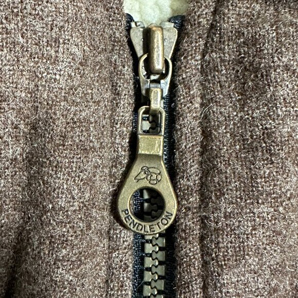 Vintage Pendleton Brown Wool Vest Size Large - Picture 3 of 7